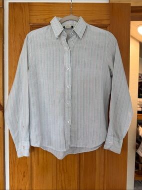 Present Tense Striped Button Down